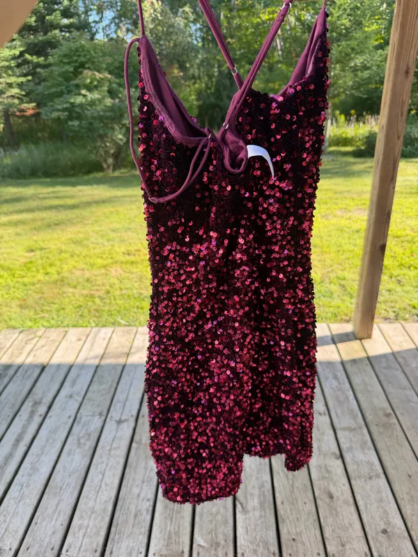 Lucy in the Sky Dress Sequin Homecoming - Image 3