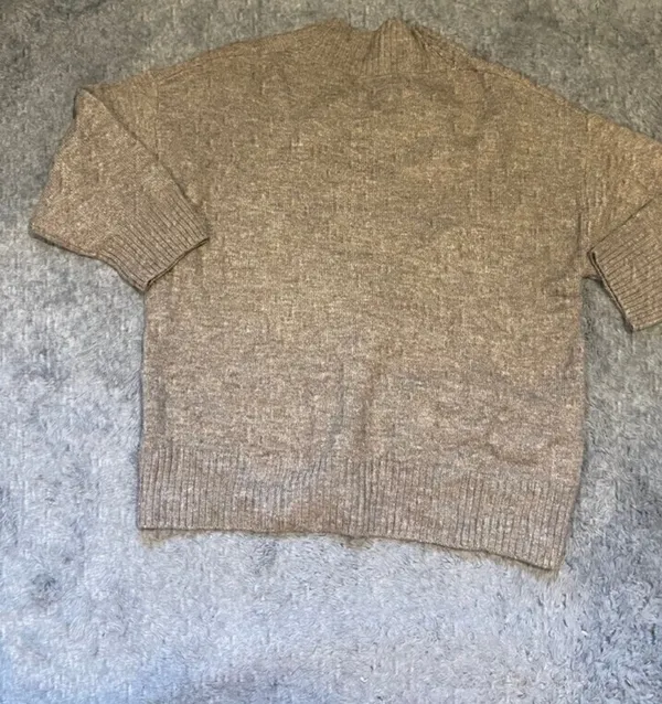 Mango V-Neck Knitted Sweater - Image 3