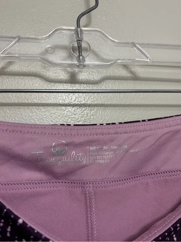 NEW Tranquility Active Skort in Sparkle Plum Purple - Size M - Image 3