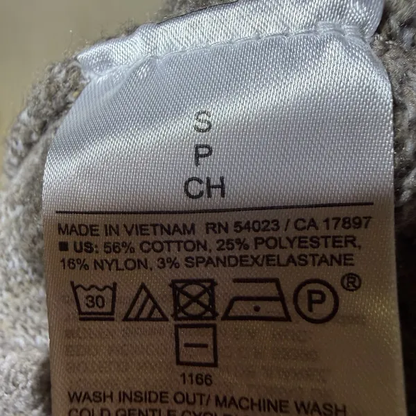 Old Navy SoSoft Womens Small Turtleneck Sweater Gray Taupe Ribbed Pullover - Image 5