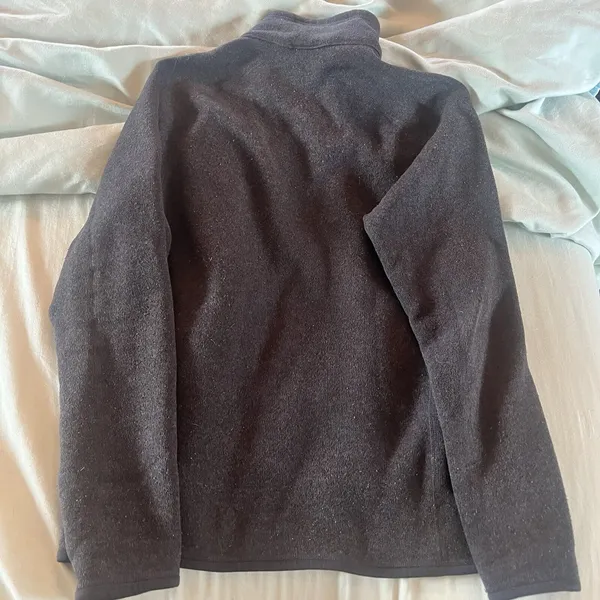 Patagonia Synchilla Women’s Black Fleece Zip Up Jacket Size Medium - Image 10