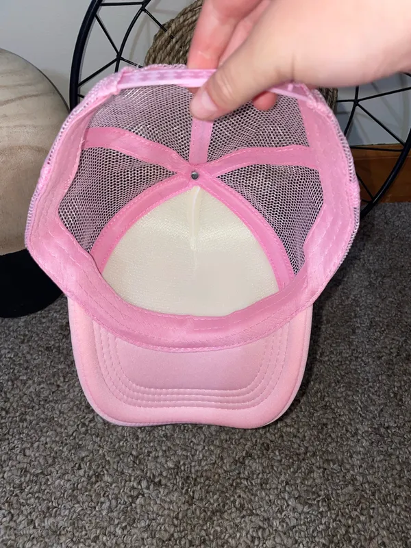 Trucker Hat Pink - Image 3