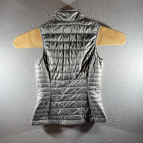 3007 | Patagonia Nano Puff Quilted Puffer Vest Forge Grey Womens XS Gorpcore - Image 2
