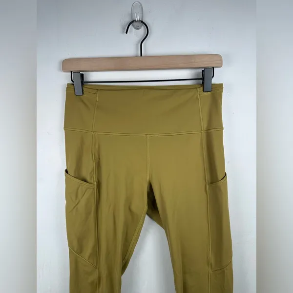 Lululemon Fast and Free Tight II 25” Nulux Grape‎ Leaf Leggings Women’s Size 8 - Image 5