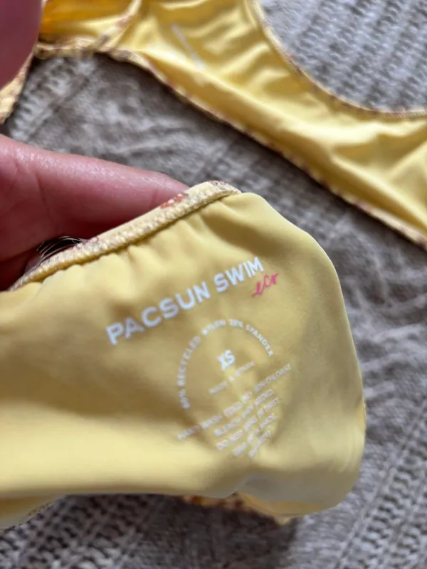 Yellow Floral Bikini From PAC Sun - Image 7