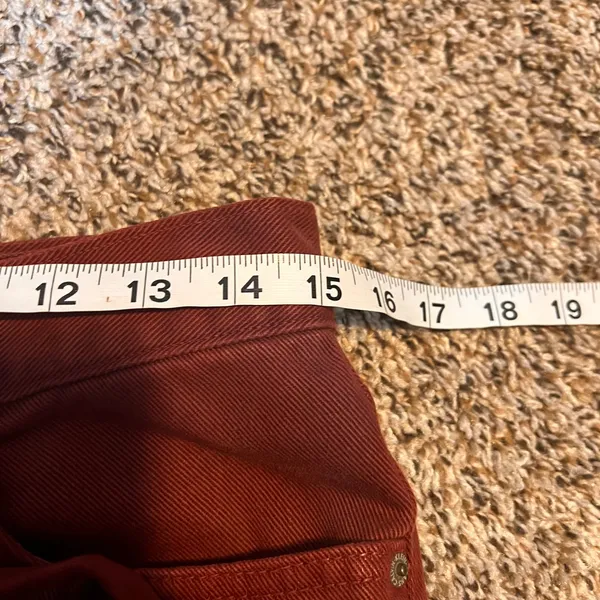 Calvin Klein Jeans Maroon Low‎ Rider High Rise Womens Size 9 Made In USA - Image 6
