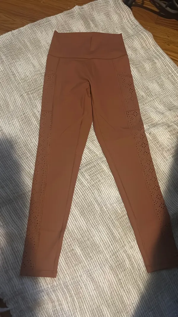 Aerie Orange  Leggings - Image 3