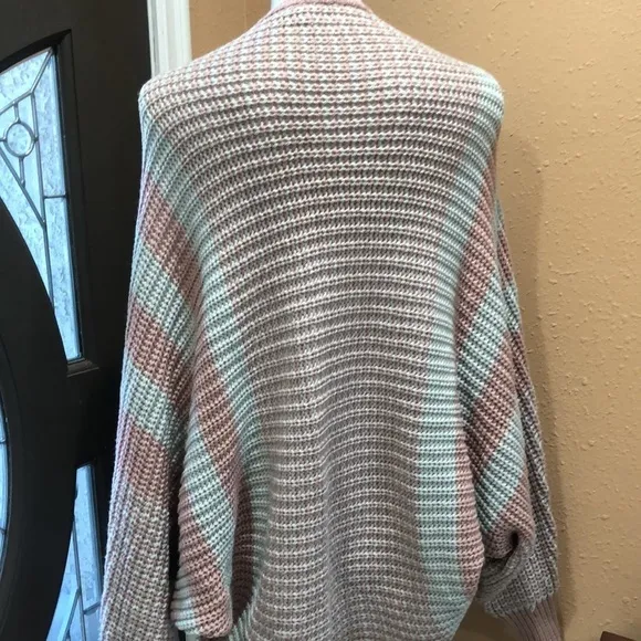 Sparkle and fade striped knit cardigan - Image 2