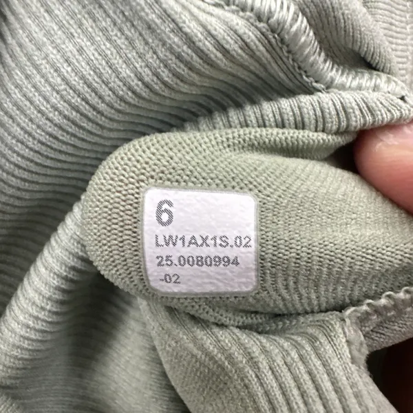 Lululemon Ebb To Street Tank Top Light Green Athletic Athleisure Yoga Women's 6 - Image 4