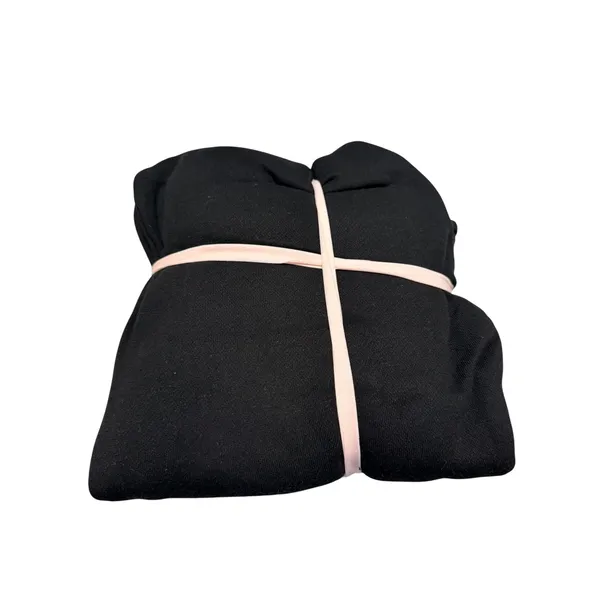 Victoria's Secret Cozy Lounge Fleece Jogger Set Black Full Zip 2 Piece Medium - Image 2