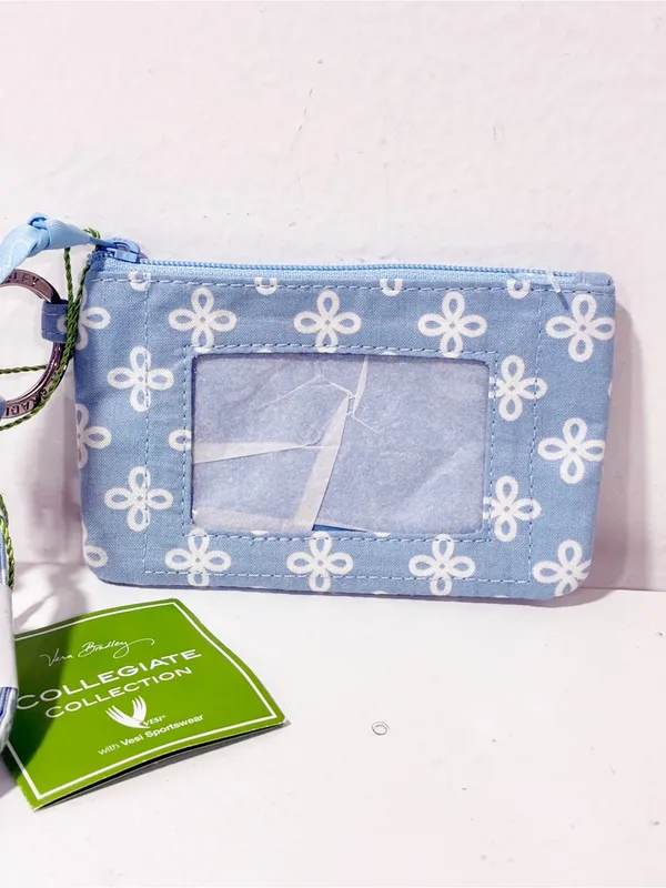 Vera Bradley Collegate Collection North Carolina Tarheels Blue Fabric Pouch NEW - Image 2