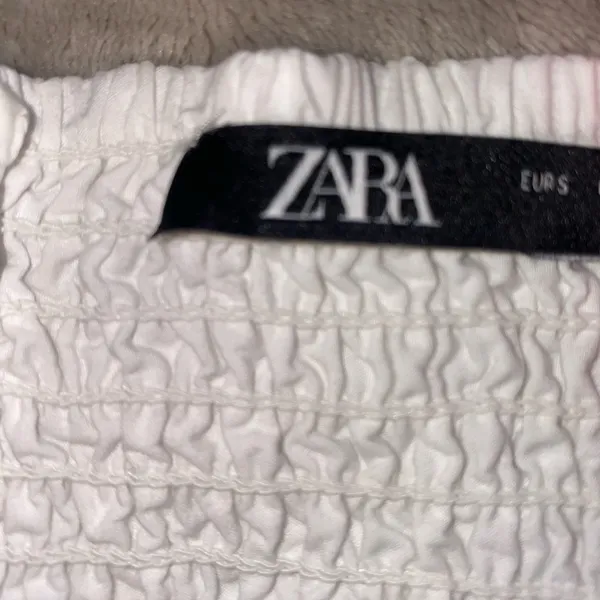 Zara White Tiered Women's Skirt - Image 8