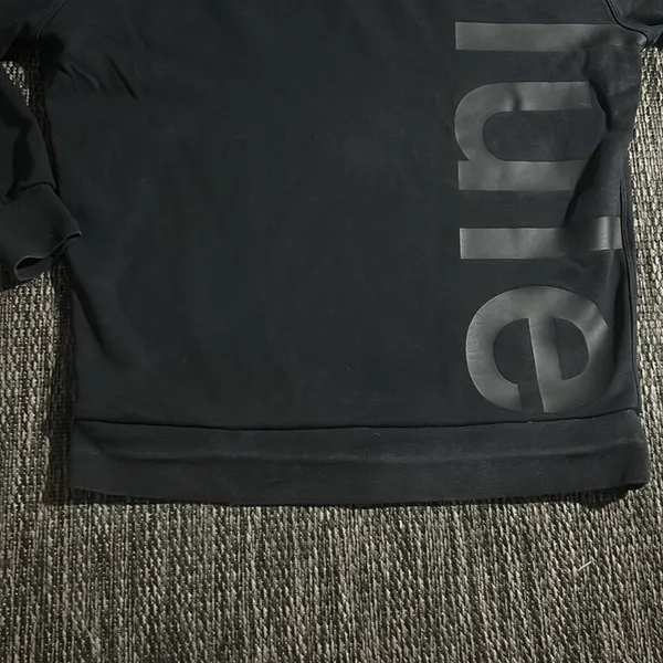 Lululemon Perfectly Oversized Crew Logo Limited Edition Spellout Size Large - Image 4