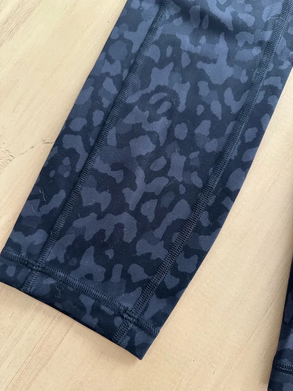 Lululemon Invigorate High-Rise Crop 23" Formation Camo Deep Coal Multi 4 - Image 2