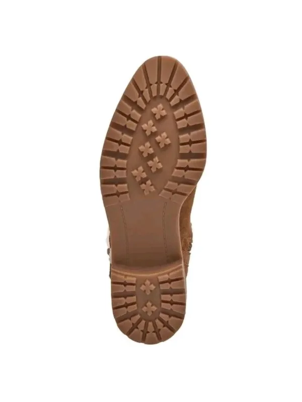 Lucky Brand Genuine Leather Suede Womens Boots Buckle Full Zip Size 7 - Image 6