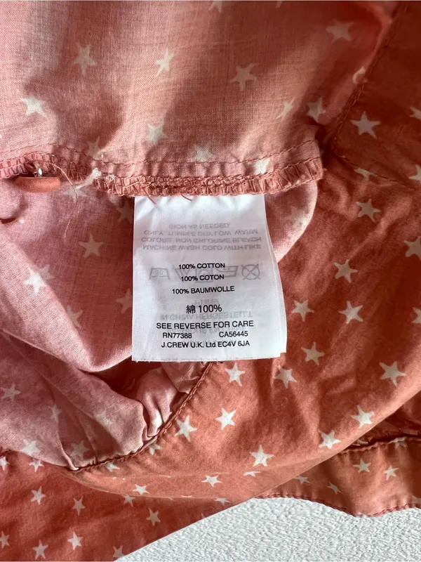 Madewell Women's Star Scatter Wrap Top Peach - Image 6