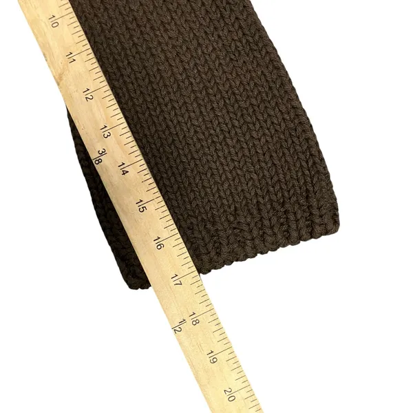 J.Crew Y2K Women's Heavyweight Knit Brown Sweater Size Small - Image 7