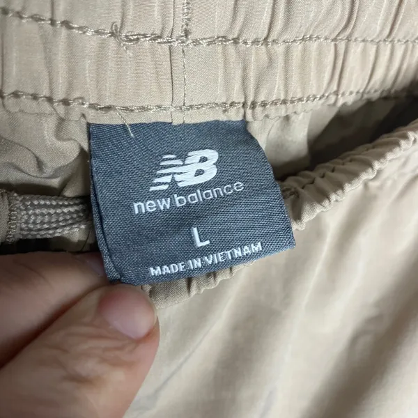 New balance tan activewear pants casual neutral women's size large‎ athletic - Image 5