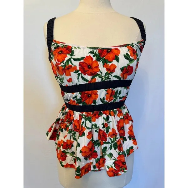 Maeve Ditali Open-Back Tank Size Small - Image 6