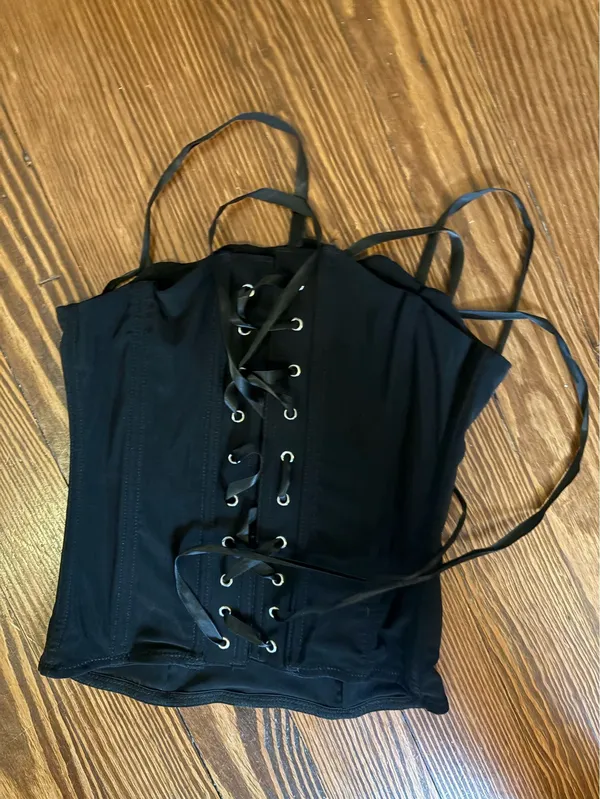 going out corset top Black - Image 2