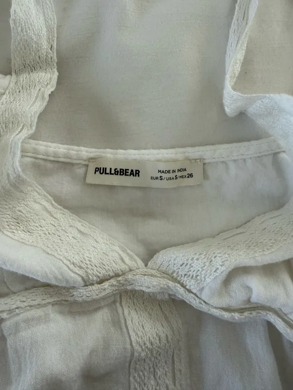 Pull & Bear White mini dress - Image 2
