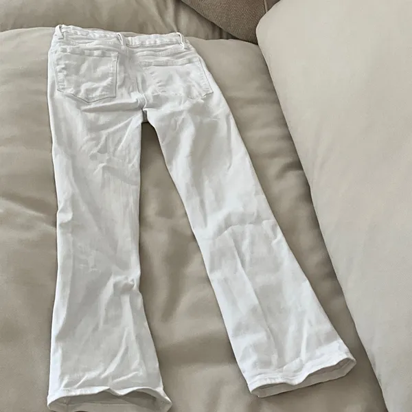 Frame Denim Women's Flare White Jeans - Image 4