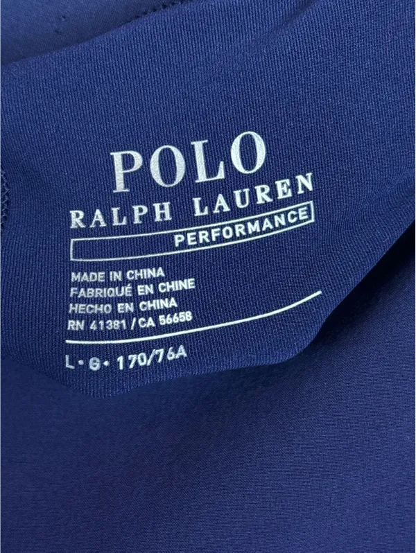 Polo Ralph Lauren Performance Tennis Skort Navy Red White Stripe Logo Size L - Image 4