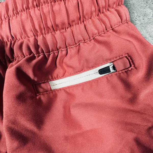 Vuori Womens Clementine Shorts 2" Running Coral Pink Zip Pocket Flowy No Liner - Image 2