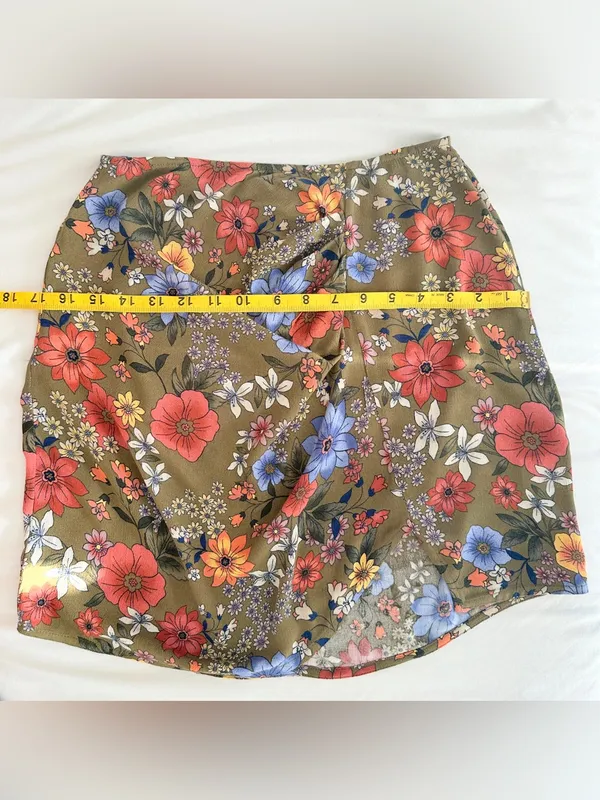 O’Neill Bandi Mini Skirt – Olive/Floral – S - Image 9