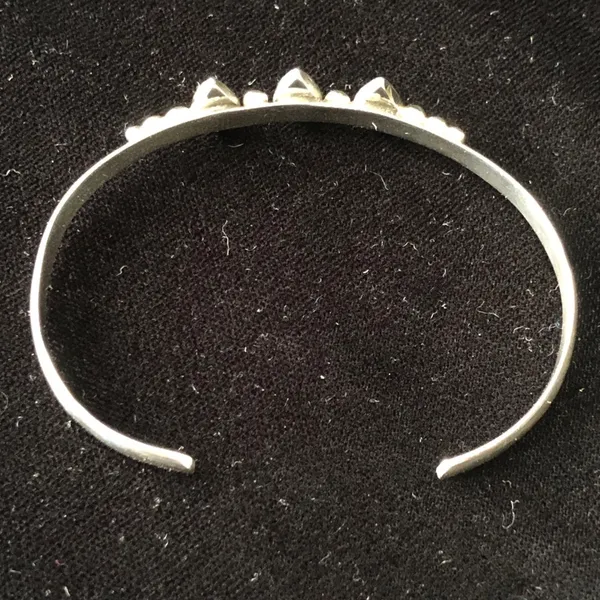 Handmade Native American Turquoise Cuff Bracelet 925 Silver Jewelry - Image 5