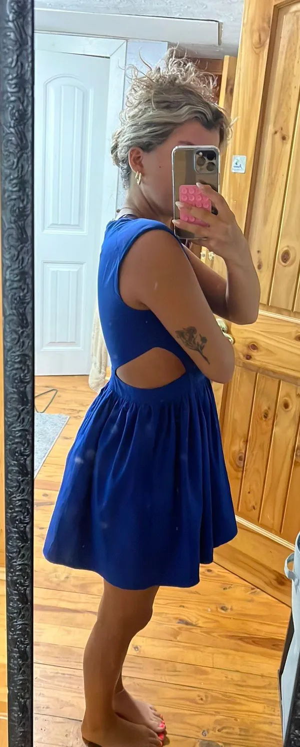 Depri Blue  Dress - Image 2
