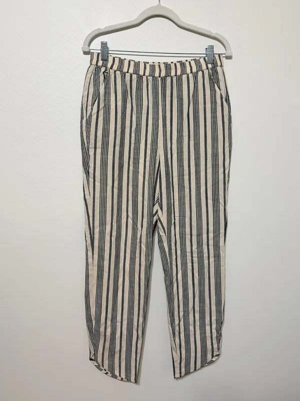 Marine Layer Allison Pull-On Pants Women’s Size Medium Lightweight Stripe - Image 3