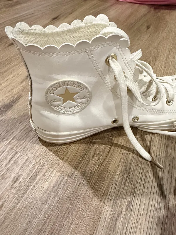 White Converse High-Top - Image 4