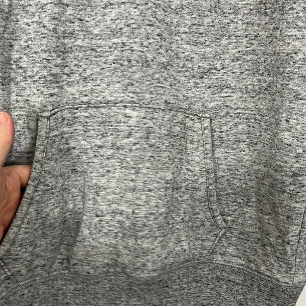 Victoria's Secret Pink Small Gray Quarter Zip Funnel Neck Sweatshirt w/Pocket - Image 5