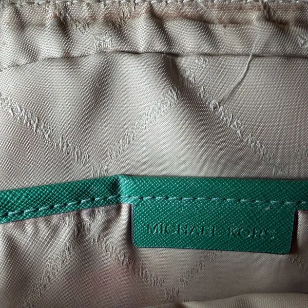 Michael Kors Jet‎ Set Large Saffiano Leather Crossbody Bag in Green - Image 9