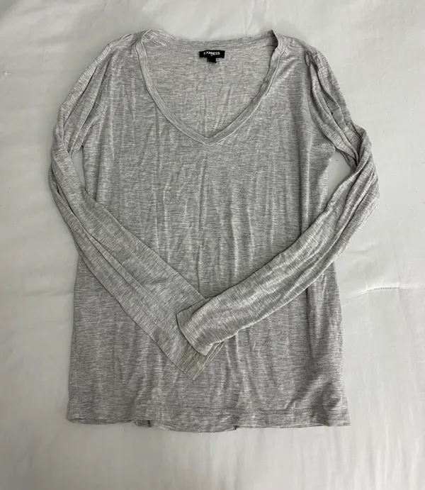 Express Gray Long Sleeve - Image 2