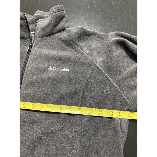 Columbia Benton Springs Full‎ Zip Fleece Jacket Gray Women 2X Charcoal Outdoor - Image 4