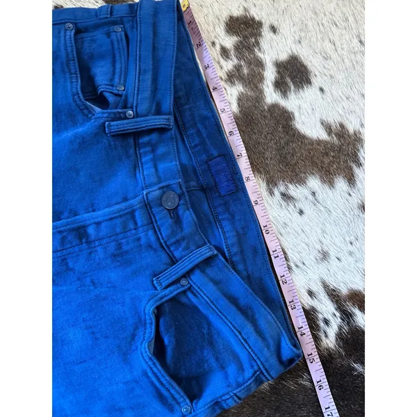 MOTHER The Ditcher Crop Fray Love On The Rock‎ Jeans Blue Acid Wash Size 27 - Image 8