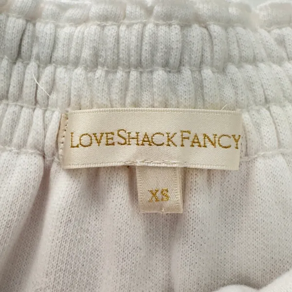 LoveShackFancy Ruffle Mini Skirt‎ XS Pastel Tie Dye Elastic Waist Feminine Boho - Image 6
