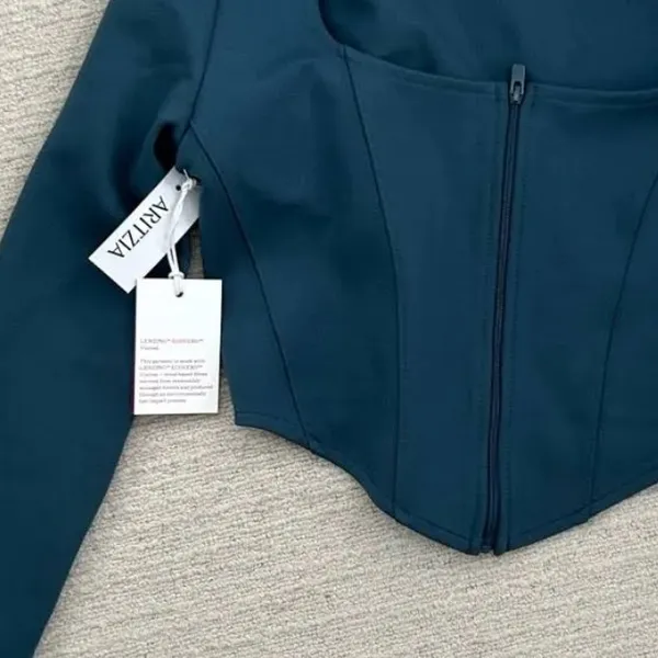 NWT Sunday Best Maverick Long‎ Sleeve Crop Top - Image 2