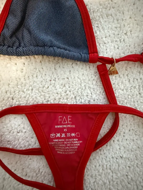 Fae swimwear set Red Size XS - Image 3