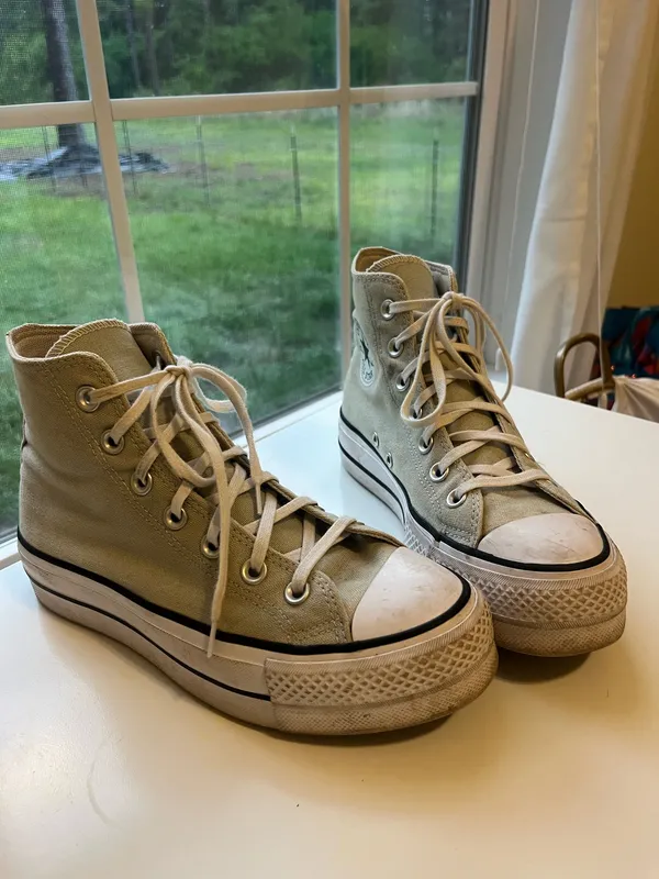 Green Converse High-Top Platform - Image 6