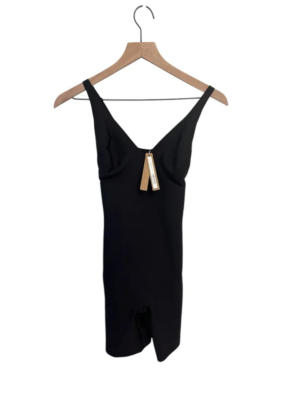 skims body unlined plunge mid thigh bodysuit onyx Large New wit tags - Image 5