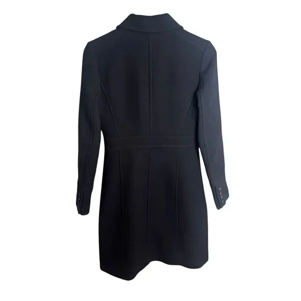J.Crew Classic lady day coat in Italian double-cloth wool with Thinsulate black - Image 4