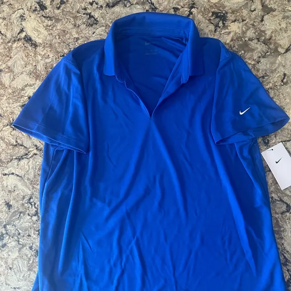 Women’s Nike Golf Polo Royal Blue Size XL New - Image 4