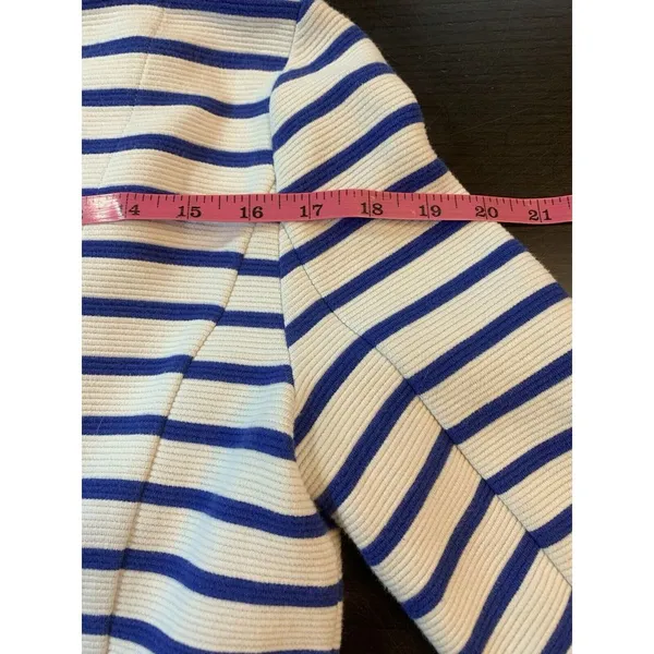 Hatley Nautical‎ Striped Jacket Blazer Womens Small Stretch Preppy Country Club - Image 17