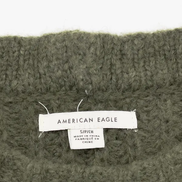 American Eagle Womens Chunky Sweater Size S Cottage Forest Fairy Goblin Earthy‎ - Image 5