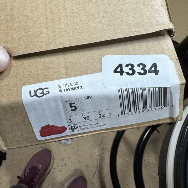 UGG Women's Tasman X Clogs Waterproof Shoes Clogs 1125730 Size 5 Red - Image 8