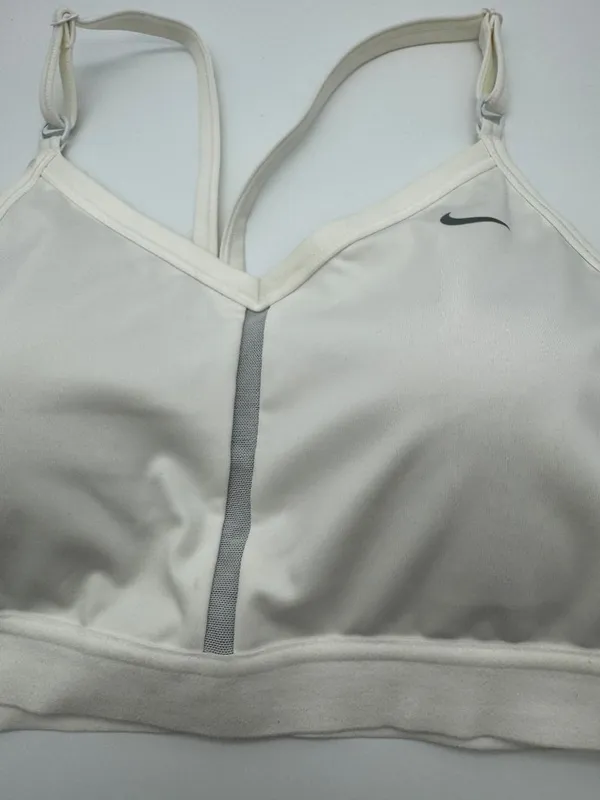 Nike Indy Sports Bra CZ4456-100 White Training Workout Dri-Fit Women's Size XXL - Image 5