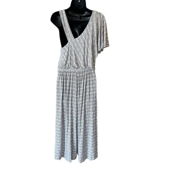 Anthropologie Maeve Jamie One Shoulder Wide Leg Jumpsuit - Image 11
